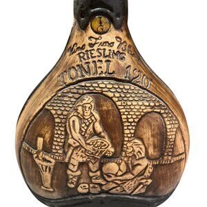 Vintage Argentina Vino Fino Blanco Riesling Tonel 120 Wine Bottle Ceramic Empty